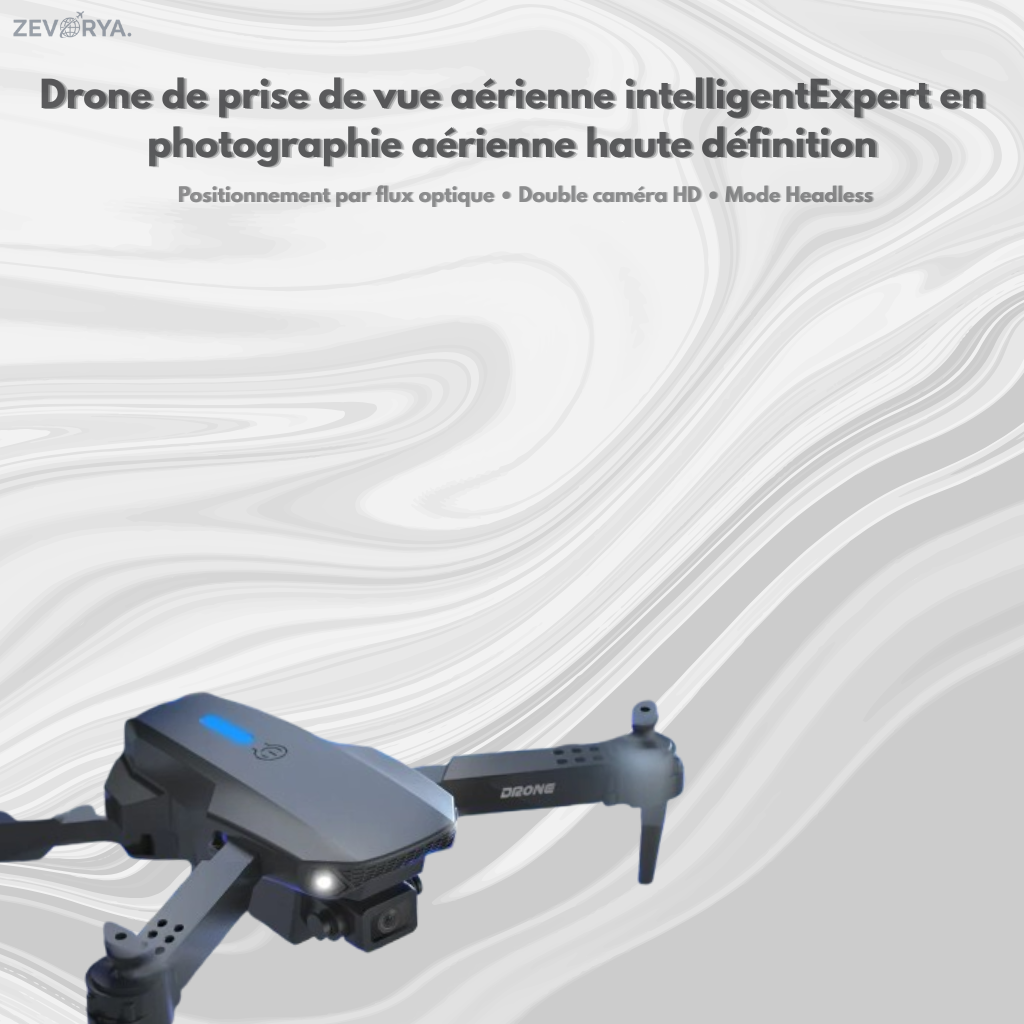 Drone E88 – Caméra 4K, Pliable & Léger