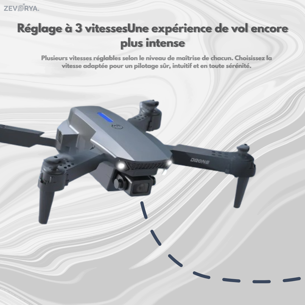 Drone E88 – Caméra 4K, Pliable & Léger