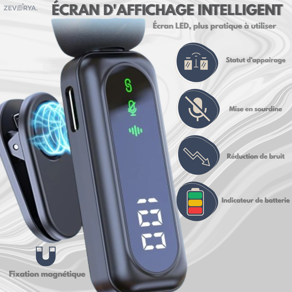Micro Cravate Sans Fil USB-C – Plug & Play
