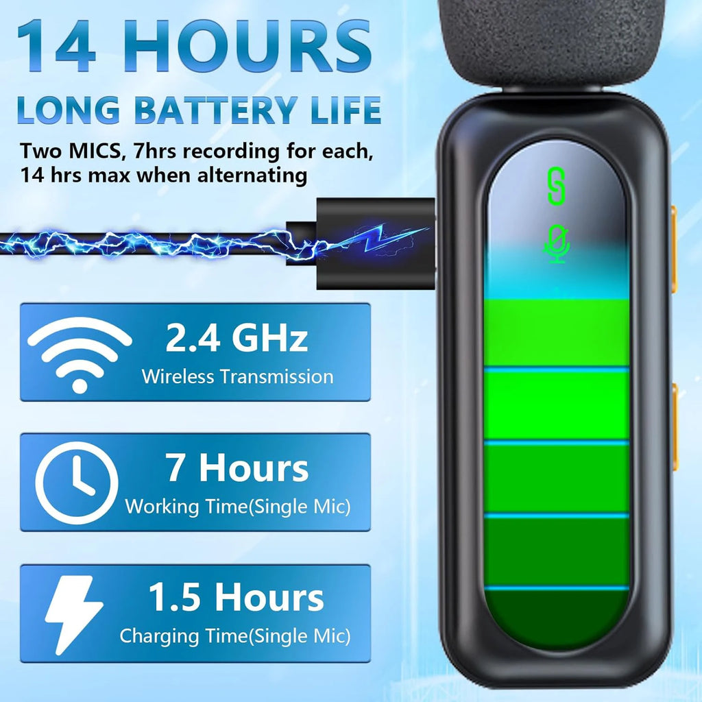 Micro Cravate Sans Fil – Plug & Play, USB-C