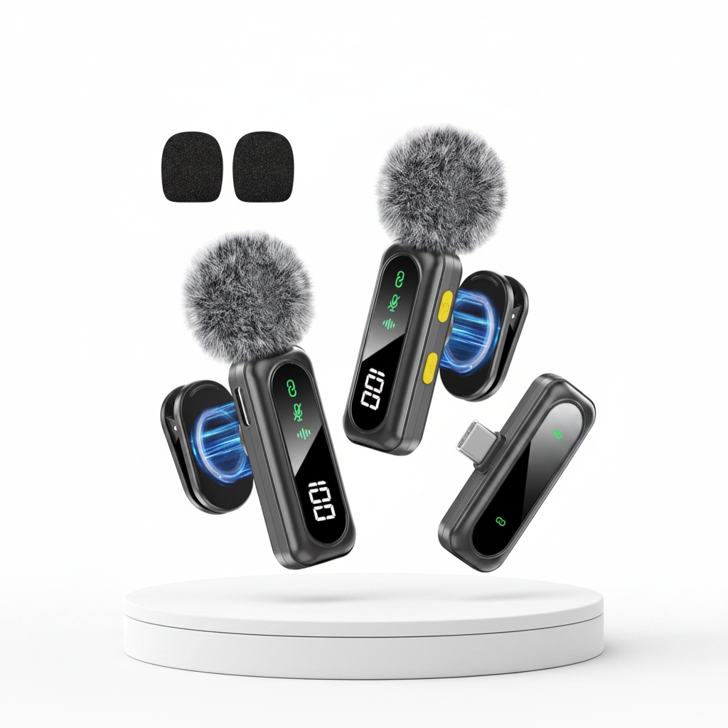 Micro Cravate Sans Fil – Plug & Play, USB-C